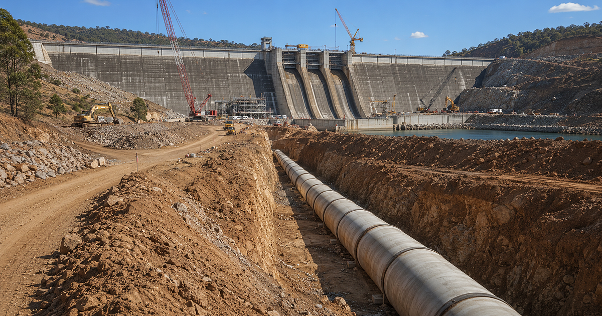 Water Infrastructure in Australia: The Projects That Are Quietly Driving Construction Demand