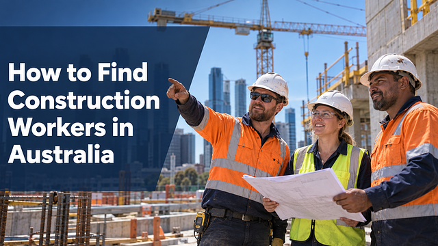 How to Find Construction Workers in Australia